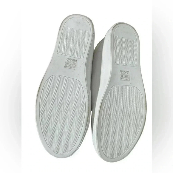 Portland Sherpa Star Sneakers Size 8, White with Cream Sherpa, New Without Box - Picture 3 of 5